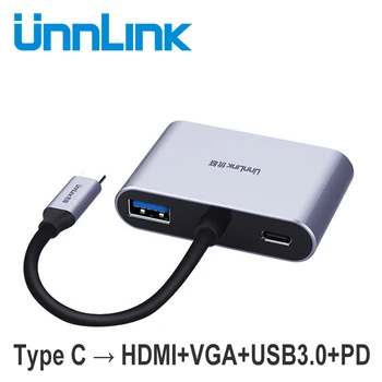 Unnlink USB C HUB Dock Type C to 4K HDMI 1080P VGA USB3.0 PD Fast Charge Adapter Thunderbolt3 Dex for Mate 30 P20 P30 S9 10 S20
Unnlink USB C HUB Dock Type C to 4K HDMI 1080P VGA USB3.0 PD Fast Charge Adapter Thunderbolt3 Dex for Mate 30 P20 P30 S9 10 S20