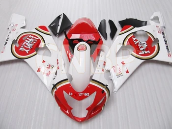 GSX R600 2004 - 2005 K4 Body Kits for Suzuki GSXR600 2005 White Red for LUCKY Abs Fairing GSXR600 05 Abs Fairing
GSX R600 2004 - 2005 K4 Body Kits for Suzuki GSXR600 2005 White Red for LUCKY Abs Fairing GSXR600 05 Abs Fairing