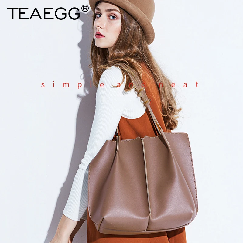 TEAEGG Women Leather Tote bag Fashion Portable Large Capacity Ladies Handbag Female Bags Bolsas Femininas Sac a Main
TEAEGG Women Leather Tote bag Fashion Portable Large Capacity Ladies Handbag Female Bags Bolsas Femininas Sac a Main
