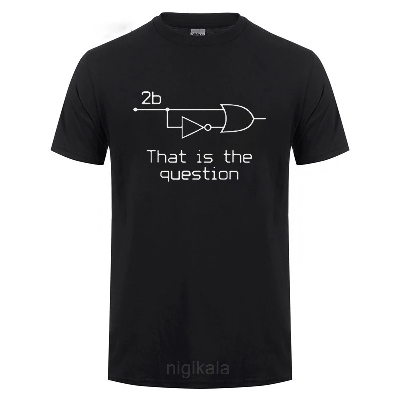 To Be Or Not Electric Engineer программируемые подарки футболка для мужчин и женщин хлопковая