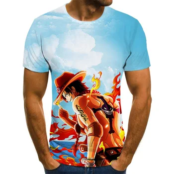2020 new one piece graphic T-shirt men's anime Harajuku tops summer men's T-shirt 3D fashion boy clothing Plus size streetwear
2020 new one piece graphic T-shirt men's anime Harajuku tops summer men's T-shirt 3D fashion boy clothing Plus size streetwear
