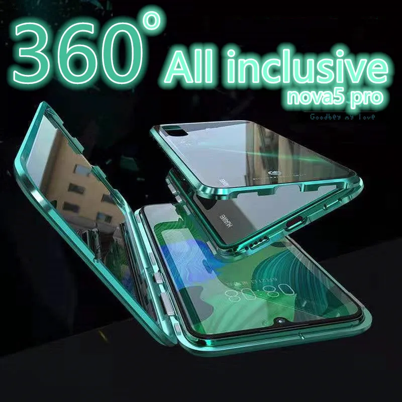 360 Front+Back Double-sided 9H Tempered Glass Case For Huawei P20 P30 Pro P30Lite Nova 5 5i 5pro honour 10 20 Case Magnetic Cas
360 Front+Back Double-sided 9H Tempered Glass Case For Huawei P20 P30 Pro P30Lite Nova 5 5i 5pro honour 10 20 Case Magnetic Cas