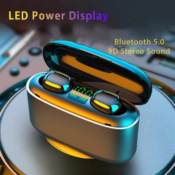 9D Wireless Waterproof Earphones Led Digital Display Bluetooth Headphones Touch Control Noise Reduction Sports Headset for Phone
9D Wireless Waterproof Earphones Led Digital Display Bluetooth Headphones Touch Control Noise Reduction Sports Headset for Phone