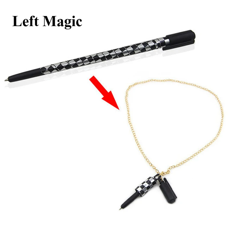 1pc Pen To Necklace Chain Vanishing Pen Magic Tricks Disappearing Pen Magia Magician Close Up Illusion Gimmick Props Magica Pen
1pc Pen To Necklace Chain Vanishing Pen Magic Tricks Disappearing Pen Magia Magician Close Up Illusion Gimmick Props Magica Pen