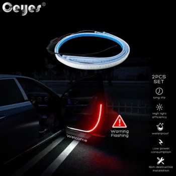 Ceyes 2pcs/lot Car Accessories Shadow Light Car Door Warning Light Welcome Flash Lights Headlight Alarm Signal Lamp Auto Styling 
Ceyes 2pcs/lot Car Accessories Shadow Light Car Door Warning Light Welcome Flash Lights Headlight Alarm Signal Lamp Auto Styling