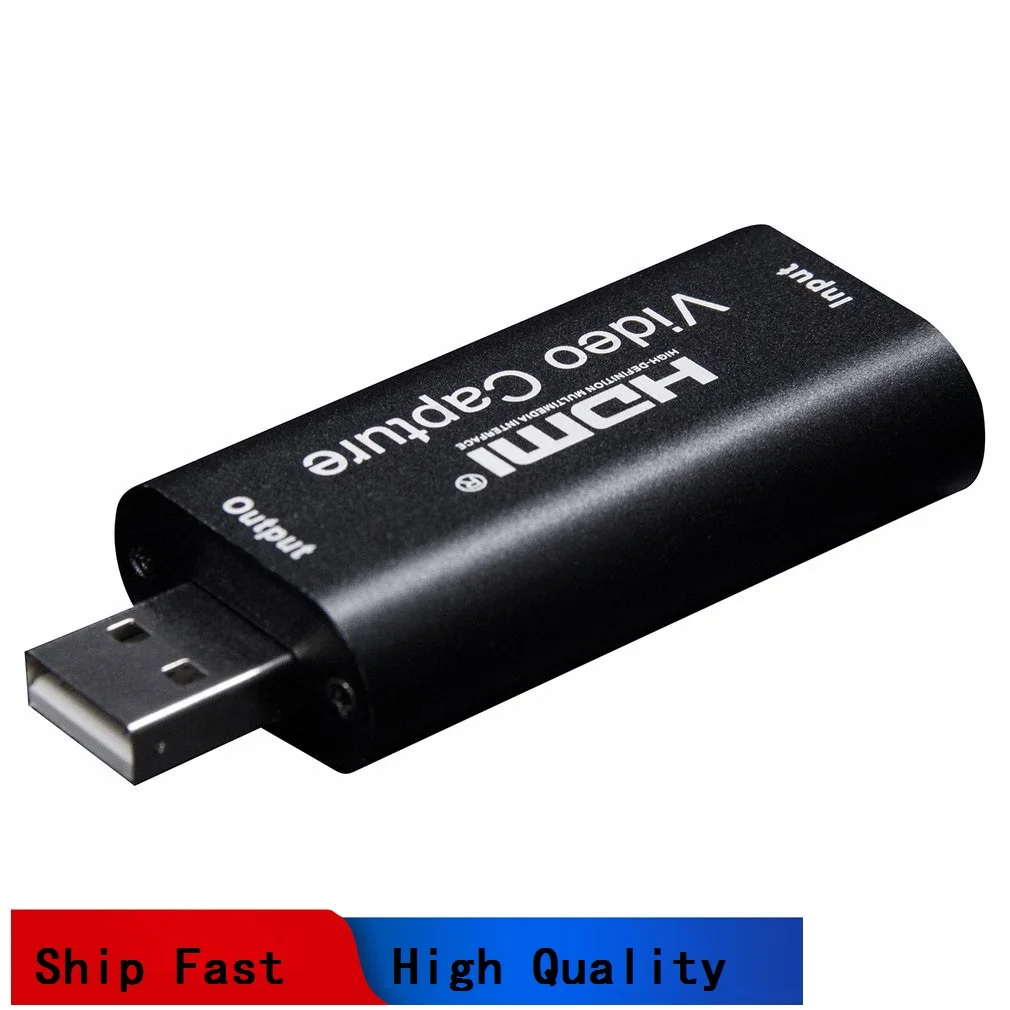 Mini 4K 1080P HDMI To USB 2.0 Video Capture Card Game Recording Box for Computer Youtube OBS Etc. Live Streaming Broadcast
Mini 4K 1080P HDMI To USB 2.0 Video Capture Card Game Recording Box for Computer Youtube OBS Etc. Live Streaming Broadcast