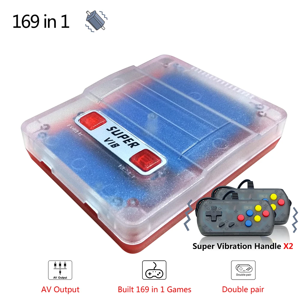 8 Bit Retro Family Recreation Video Game Console Mini TV Game Console Built-in 169 Games Handheld Gaming Player
8 Bit Retro Family Recreation Video Game Console Mini TV Game Console Built-in 169 Games Handheld Gaming Player