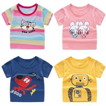 Children's Short Sleeve Baby Boy T-shirt Cartoon Cotton T-shirts Kids Boys Girls Tops Shirts Children's Casual T-shirt Summer
Children's Short Sleeve Baby Boy T-shirt Cartoon Cotton T-shirts Kids Boys Girls Tops Shirts Children's Casual T-shirt Summer