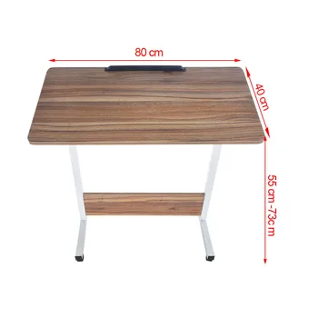 Household Can Be Lifted And Folded Folding Computer Desk 80x40cm Children's study table simple computer table walnut color #30
Household Can Be Lifted And Folded Folding Computer Desk 80x40cm Children's study table simple computer table walnut color #30