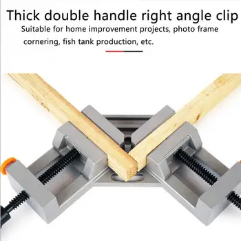 1pc 90 Degree Right Angle Clamp Fixing Clips Picture Frame Corner Clamp Woodworking Corner Clip Positioning Fixture Tools 
1pc 90 Degree Right Angle Clamp Fixing Clips Picture Frame Corner Clamp Woodworking Corner Clip Positioning Fixture Tools