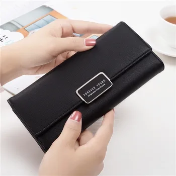 Wallet wallet female long section Japanese and Korean version of simple and stylish multi-card position
Wallet wallet female long section Japanese and Korean version of simple and stylish multi-card position