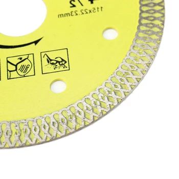 4.5inch Super Thin Diamond Ceramic Saw Blade Porcelain Tile Ultra-thin Diamond Ceramic Saw Blade Marble Stone Cutting
4.5inch Super Thin Diamond Ceramic Saw Blade Porcelain Tile Ultra-thin Diamond Ceramic Saw Blade Marble Stone Cutting