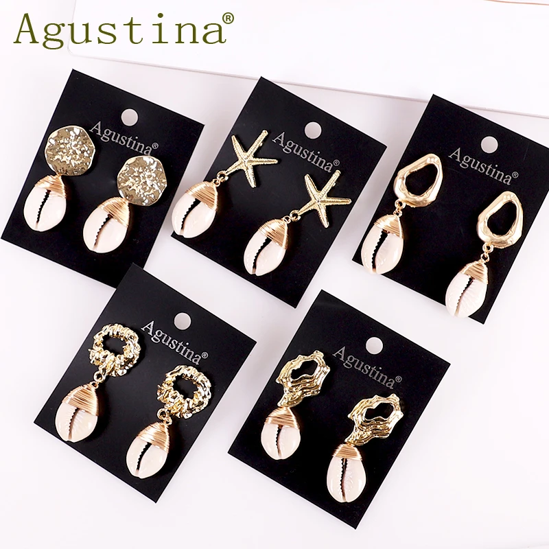 Bohemia Fashion Sea Shell Drop Earring for Women Gold Color Cowrie Geometric Summer Statement Brincos Fashion Wedding Jewelry
Bohemia Fashion Sea Shell Drop Earring for Women Gold Color Cowrie Geometric Summer Statement Brincos Fashion Wedding Jewelry