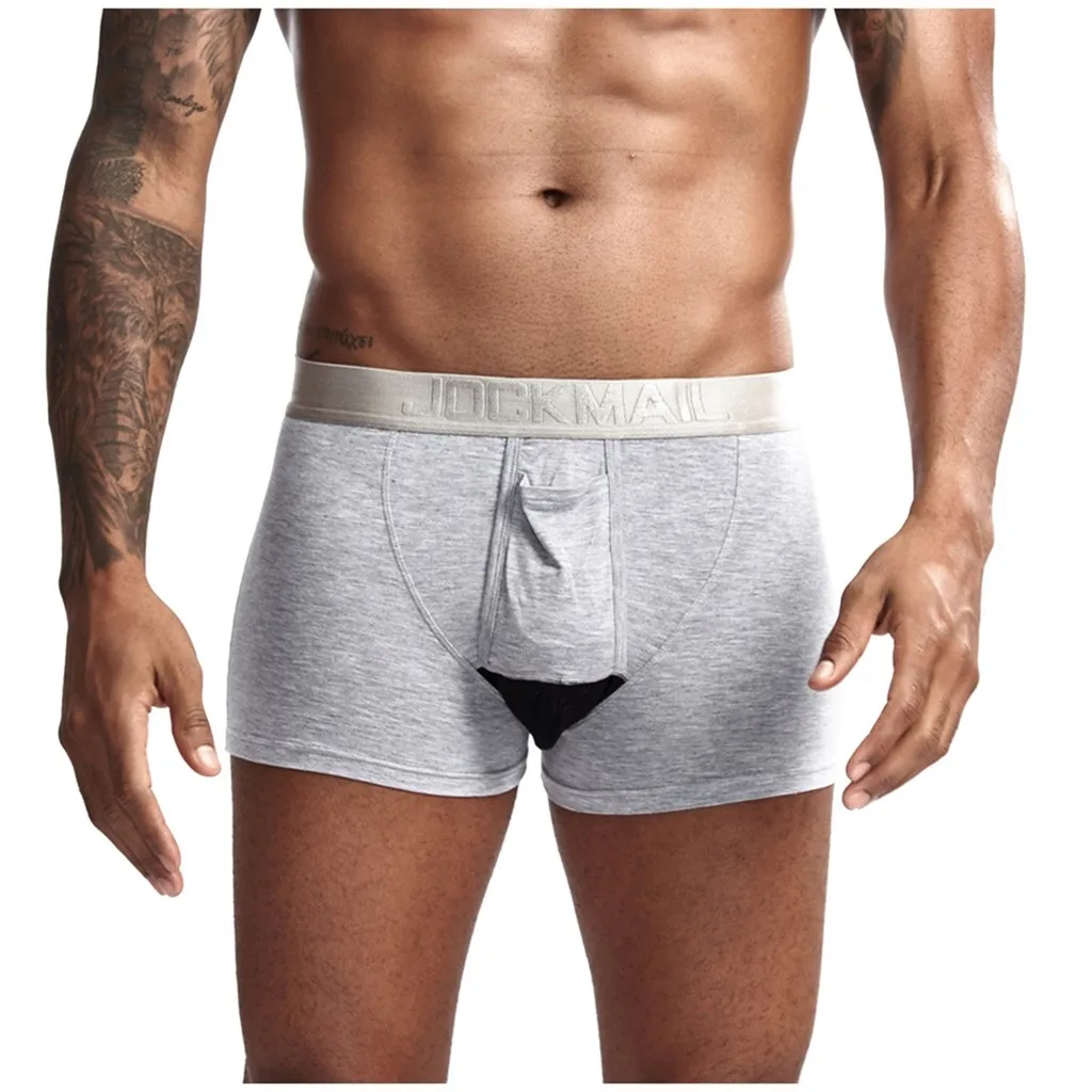 Men's Boxer Sexy Underwear Men Cotton patchwork Sweat Absorbing Breathable underpants home Comfortable Trunks cueca masculina 
Men's Boxer Sexy Underwear Men Cotton patchwork Sweat Absorbing Breathable underpants home Comfortable Trunks cueca masculina