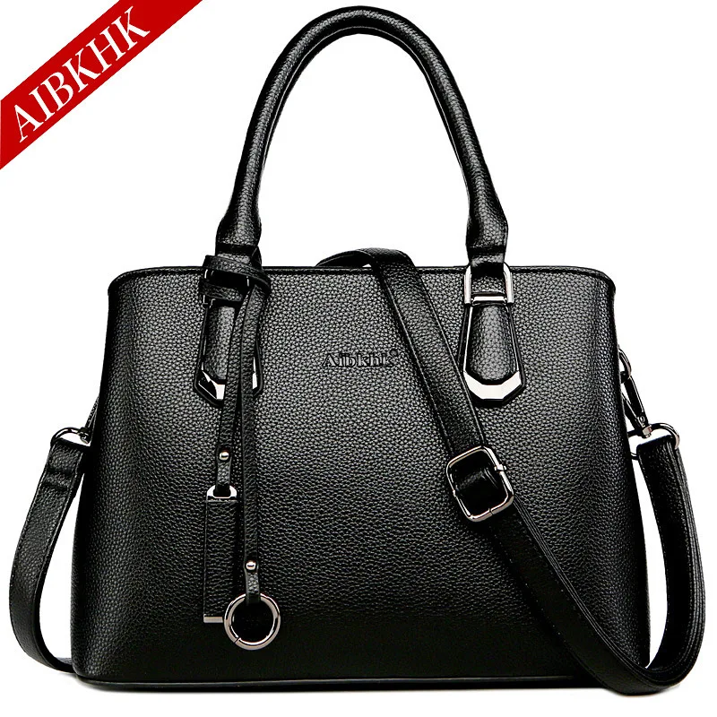 S9198 European And American Style Leather Handbag Commuting Preferred Simple Middle-aged WOMEN'S Bag Shoulder Mommy Bag
S9198 European And American Style Leather Handbag Commuting Preferred Simple Middle-aged WOMEN'S Bag Shoulder Mommy Bag