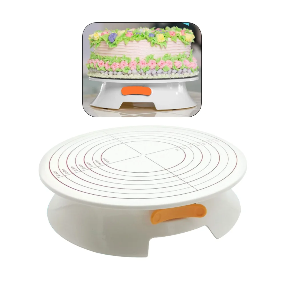 Spring Buckle Fixed Cake Turntable Baking Cake Rack Stable Cake Turntable DIY Cake Baking Tools Rotating Round Cake Decoration
Spring Buckle Fixed Cake Turntable Baking Cake Rack Stable Cake Turntable DIY Cake Baking Tools Rotating Round Cake Decoration