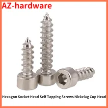 GuHua 8.8 High Strength Hexagon Socket Cheese Head Self Tapping Screws Nickelag Cup Head Hex Socket Tapping Screws M4M5M6 10PCS
GuHua 8.8 High Strength Hexagon Socket Cheese Head Self Tapping Screws Nickelag Cup Head Hex Socket Tapping Screws M4M5M6 10PCS