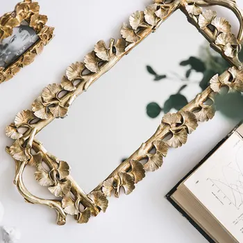 Rectangular Gingko Leaf Retro Carved Tray Mirror Carved Tool Tea Fruit Dessert Coffee Dessert Table Storage Tray Kitchen Tool
Rectangular Gingko Leaf Retro Carved Tray Mirror Carved Tool Tea Fruit Dessert Coffee Dessert Table Storage Tray Kitchen Tool