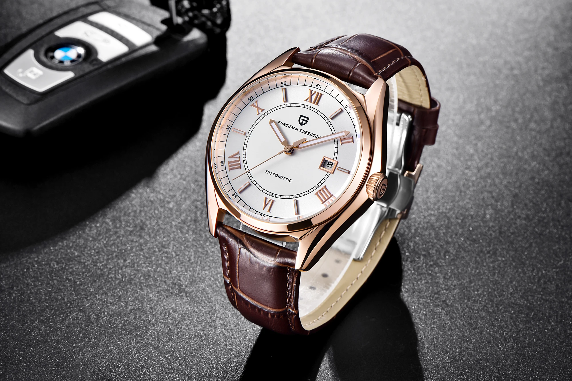 PAGANI DESIGN New Men Mechanical sport Watch Waterproof Genuine Leather Brand Luxury Automatic Business Watch. 
PAGANI DESIGN New Men Mechanical sport Watch Waterproof Genuine Leather Brand Luxury Automatic Business Watch.