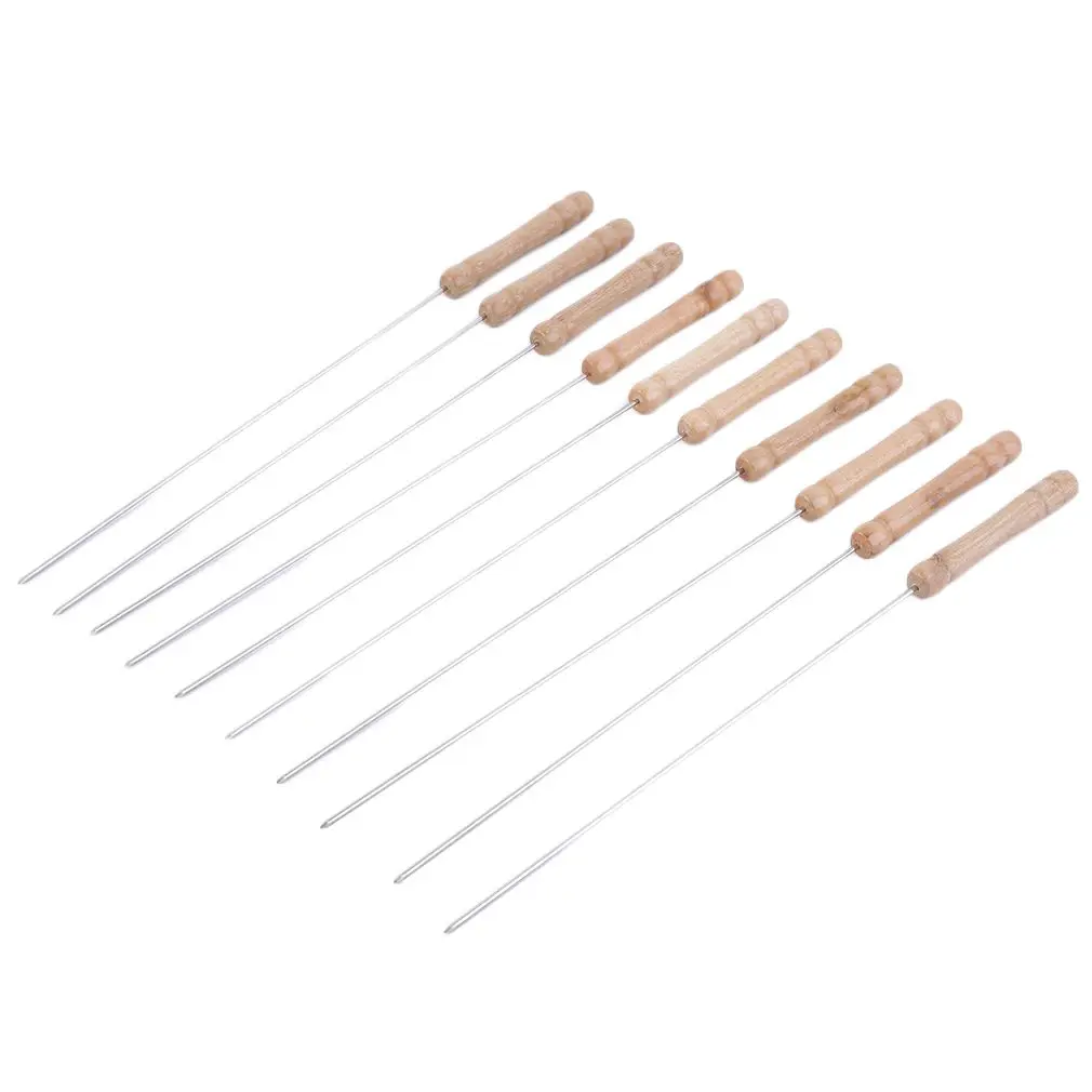 10 pcs/set large flat plate of stainless steel flattened meat string signed for Outdoor Picnic BBQ Barbecue Skewer Roast Stick
10 pcs/set large flat plate of stainless steel flattened meat string signed for Outdoor Picnic BBQ Barbecue Skewer Roast Stick