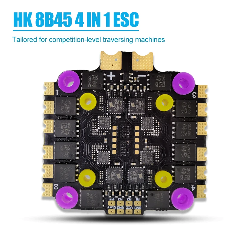 HAKRC 8B45A 20X20/30.5X30.5mm 4 в 1 ESC для 45A BLHeli-S DShot150/300/600 двойной шаг FPV пульт дистанционного управления для дрона дистанционное управление Pa 
HAKRC 8B45A 20X20/30.5X30.5mm 4 в 1 ESC для 45A BLHeli-S DShot150/300/600 двойной шаг FPV пульт дистанционного управления для дрона дистанционное управление Pa