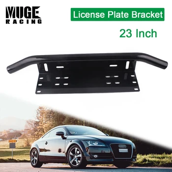 Universal Car Modified Bull Bar Front Bumper License Plate Log Light Black Aluminum Frame Bracket Vehicle Lamp Holder BTD017
Universal Car Modified Bull Bar Front Bumper License Plate Log Light Black Aluminum Frame Bracket Vehicle Lamp Holder BTD017