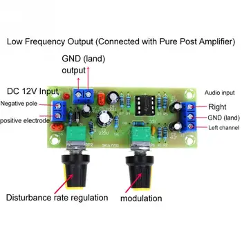 DC 10-24V 22Hz-300Hz Low-Pass Filter Plate Subwoofer Preamp Amplifier Board Volume Control Accessories
DC 10-24V 22Hz-300Hz Low-Pass Filter Plate Subwoofer Preamp Amplifier Board Volume Control Accessories