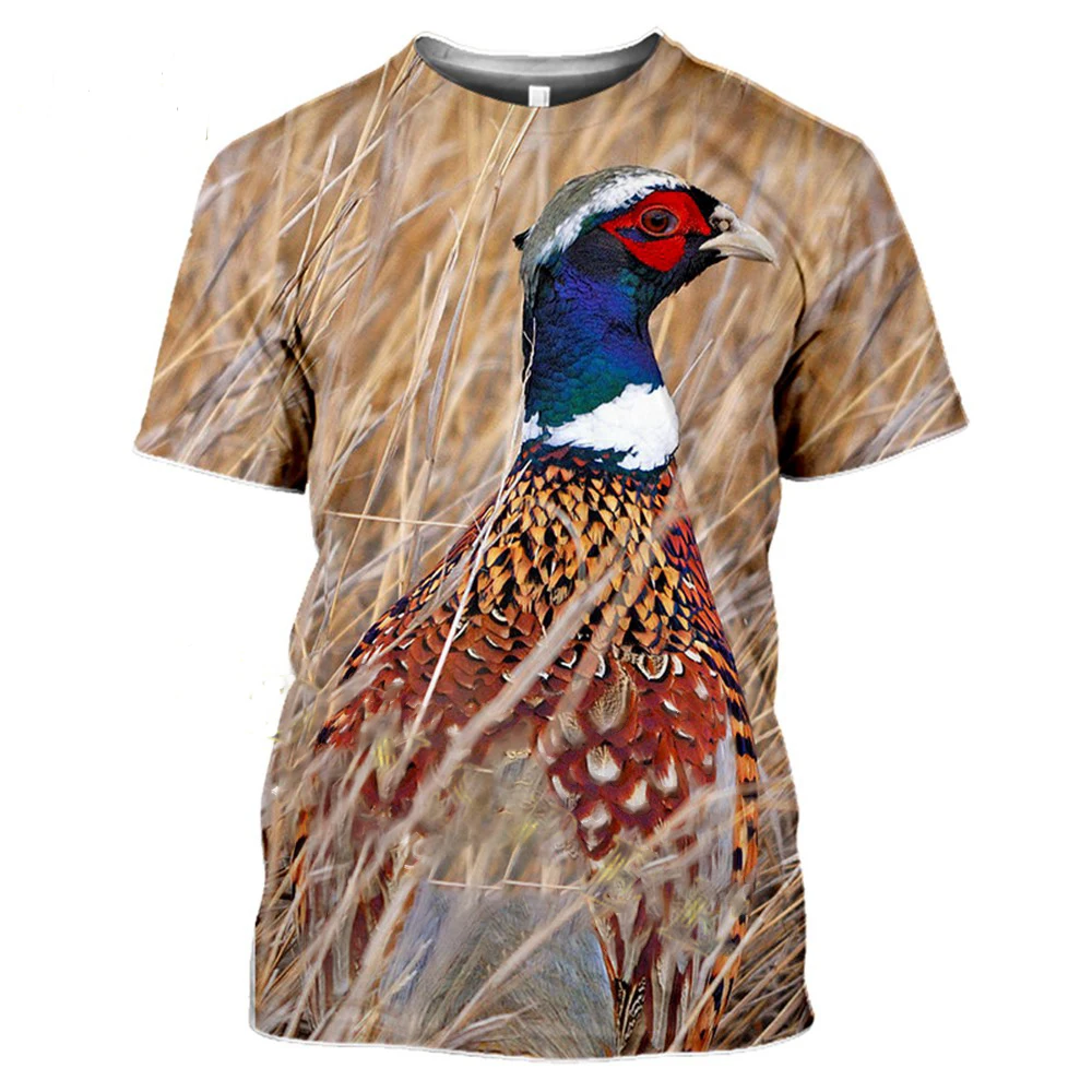 3D Print Harajuku T-Shirt Summer Animal Hunting Partridge Bird Fashion Casual Men's tshirt Chukar Short sleeve Streetwear Unise
3D Print Harajuku T-Shirt Summer Animal Hunting Partridge Bird Fashion Casual Men's tshirt Chukar Short sleeve Streetwear Unise