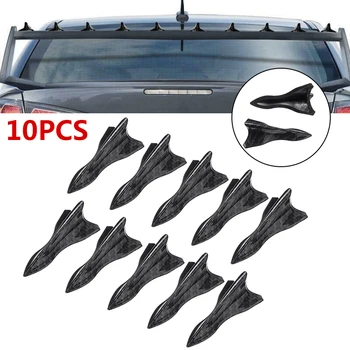 10pcs Carbon Fiber Pattern Car Auto Shark Fin Diffuser Vortex Generator Wing Roof Spoiler Bump DIY Parts
10pcs Carbon Fiber Pattern Car Auto Shark Fin Diffuser Vortex Generator Wing Roof Spoiler Bump DIY Parts