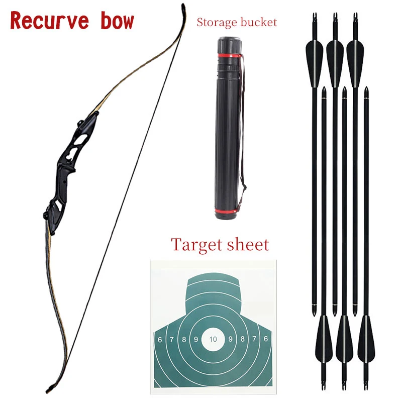 30/40/50lbs Hunting Bow Archery Accessories Recurve Bow Traditional Outdoor Shooting Professional Bow And Arrow Equipment Kit
30/40/50lbs Hunting Bow Archery Accessories Recurve Bow Traditional Outdoor Shooting Professional Bow And Arrow Equipment Kit