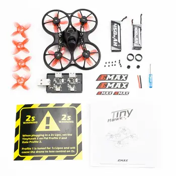 Newest Emax 2S Tinyhawk S Mini FPV Racing Drone With Camera 0802 15500KV Brushless Motor Support 1/2S Battery RC Plane
Newest Emax 2S Tinyhawk S Mini FPV Racing Drone With Camera 0802 15500KV Brushless Motor Support 1/2S Battery RC Plane