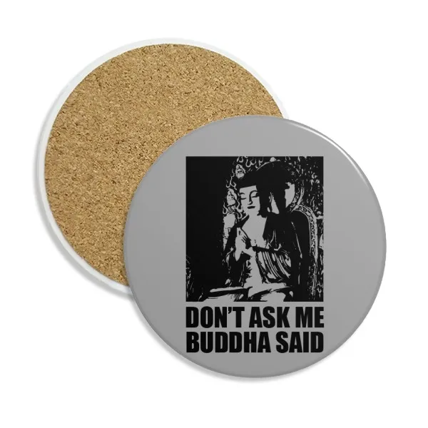 Не спрашивайте меня Будда сказал Керамика каботажное судно подставка для чашки кружки абсорбирующим камнем для напитков 2 шт. подарок
Не спрашивайте меня Будда сказал Керамика каботажное судно подставка для чашки кружки абсорбирующим камнем для напитков 2 шт. подарок