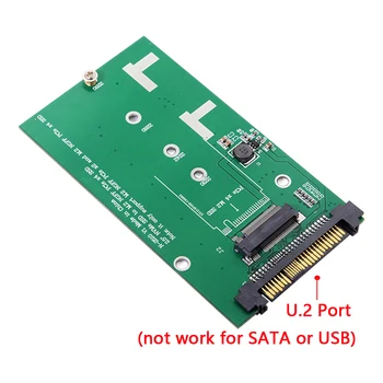 CableCC SFF-8639 NVME U.2 to NGFF M.2 M-key PCIe SSD Adapter for Mainboard Replace Intel SSD 750 p3600 p3700
CableCC SFF-8639 NVME U.2 to NGFF M.2 M-key PCIe SSD Adapter for Mainboard Replace Intel SSD 750 p3600 p3700