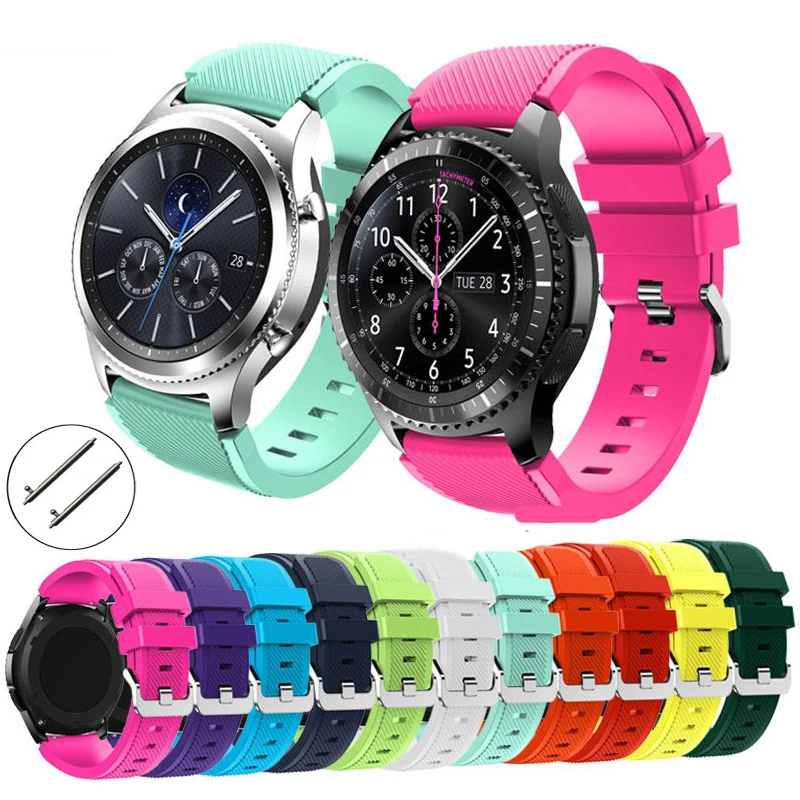 Ремешок для часов Galaxy Watch 46 мм браслет Samsung gear S3 Frontier huawei watch GT 2 pro GT2 amazfit GTR 47 pace stratos 3