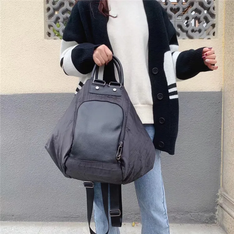 2020 New Style Nylon Wrinkle Cloth Multi-functional Fashion Large Bag Multi-Purpose Backpack Crossbody/shoulder Bag Backpack
2020 New Style Nylon Wrinkle Cloth Multi-functional Fashion Large Bag Multi-Purpose Backpack Crossbody/shoulder Bag Backpack