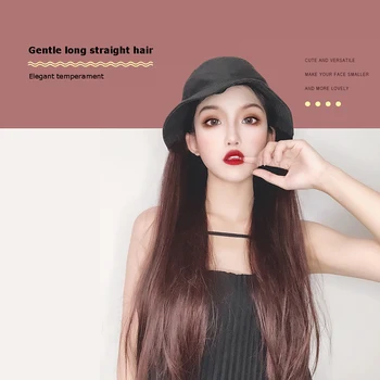 XIYUE High Temperature Resistant Fiber Synthetic Fisherman Hat Long Straight Wig Multicolor Optional Seamless Link Fashion Cute
XIYUE High Temperature Resistant Fiber Synthetic Fisherman Hat Long Straight Wig Multicolor Optional Seamless Link Fashion Cute