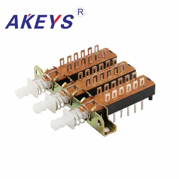 10PCS PBS-42H18-3 12PINS Bracket with lock interlock with hole Straight key switch
10PCS PBS-42H18-3 12PINS Bracket with lock interlock with hole Straight key switch