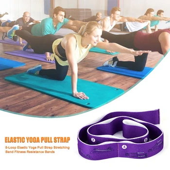 8-Loop Lightweight Yoga Pull Strap Promote Blood Circulation Stretch Elastic Training Band Exercise Fitness Equipment
8-Loop Lightweight Yoga Pull Strap Promote Blood Circulation Stretch Elastic Training Band Exercise Fitness Equipment