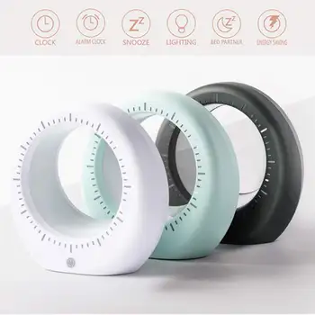 Nordic Multifunction Time Clock Night Light USB Charging Moon Clock Light Bedside Round LED Table Lamp For Home Bed Room
Nordic Multifunction Time Clock Night Light USB Charging Moon Clock Light Bedside Round LED Table Lamp For Home Bed Room