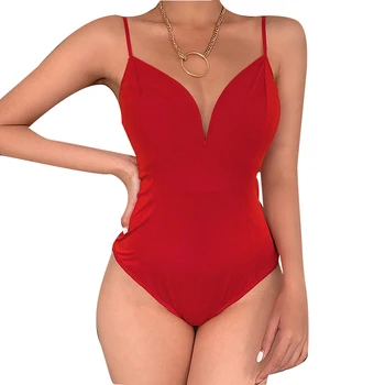 New V-neck Patchwork Bodysuits Women's Solid Color Long Sleeve Backless Sexy Slim Temperament Bodysuits AA1239 
New V-neck Patchwork Bodysuits Women's Solid Color Long Sleeve Backless Sexy Slim Temperament Bodysuits AA1239