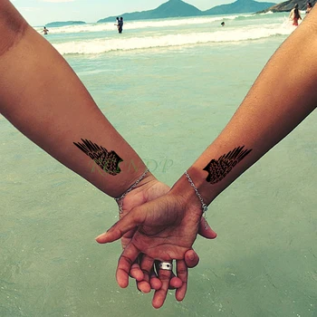 Waterproof Temporary Tattoo Sticker Angel Wing Couple Small Size Art Tatto Flash Tatoo Fake Tattoos for Women Men Girl
Waterproof Temporary Tattoo Sticker Angel Wing Couple Small Size Art Tatto Flash Tatoo Fake Tattoos for Women Men Girl