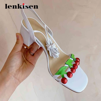 Lenkisen 2020 gladiator leisure mixed colors sweet dating square toe high square heel lace up young lady dress women sandals L36
Lenkisen 2020 gladiator leisure mixed colors sweet dating square toe high square heel lace up young lady dress women sandals L36