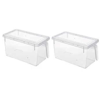 2 Pack Kitchen Fridge Freezer Storage Reusable Containers with Sturdy Handle to Keep Fresh for Meat Fruits
2 Pack Kitchen Fridge Freezer Storage Reusable Containers with Sturdy Handle to Keep Fresh for Meat Fruits