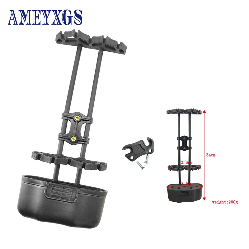 1set Quick Release Archery Arrow Quiver Holder 5pcs Arrow Hunting Accessories Box For Recurve Compound Bow Shooting Training
1set Quick Release Archery Arrow Quiver Holder 5pcs Arrow Hunting Accessories Box For Recurve Compound Bow Shooting Training