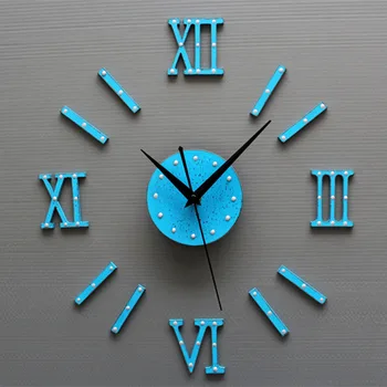 DIY Roman Wall Clock Creative Art Watch Home Decor Time 
DIY Roman Wall Clock Creative Art Watch Home Decor Time