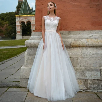 Beautiful 2021 Scoop Sleeveless Wedding Dresses Lace Appliques Sashes Pearls Custom Bridal Gowns Formal Spring Vestidos
Beautiful 2021 Scoop Sleeveless Wedding Dresses Lace Appliques Sashes Pearls Custom Bridal Gowns Formal Spring Vestidos