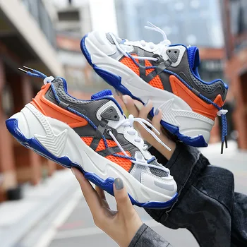 Classic White Orange Star Chunky Sneakers Men Casual Mesh Breathable Platform Men Shoes Trainers Comfortable Couple Shoes Casual
Classic White Orange Star Chunky Sneakers Men Casual Mesh Breathable Platform Men Shoes Trainers Comfortable Couple Shoes Casual