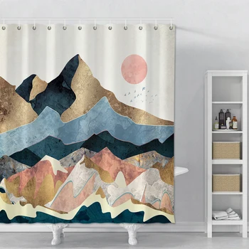 Pink Mountain Shower Curtain Waterproof Bathroom Shower Curtain Home Decor Polyester Bath Shower Curtain With Hooks Bathroom
Pink Mountain Shower Curtain Waterproof Bathroom Shower Curtain Home Decor Polyester Bath Shower Curtain With Hooks Bathroom