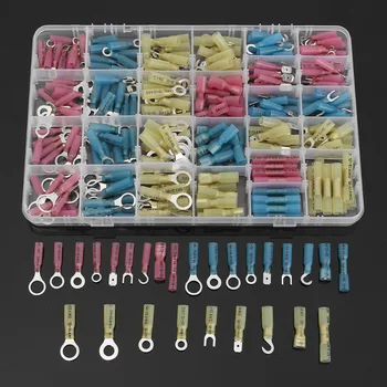 270pcs Electrical Crimp Terminals Thickened Waterproof Insulated Spade Ring Fork Butt Terminals Connectors 22-10AWG 0.5-6.0mm
270pcs Electrical Crimp Terminals Thickened Waterproof Insulated Spade Ring Fork Butt Terminals Connectors 22-10AWG 0.5-6.0mm