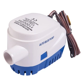 12V 750GPH Rustproof Waterproof Automatic Submersible Bilge Water Pump Built-in float switch Anti-air lock protection For Boat
12V 750GPH Rustproof Waterproof Automatic Submersible Bilge Water Pump Built-in float switch Anti-air lock protection For Boat